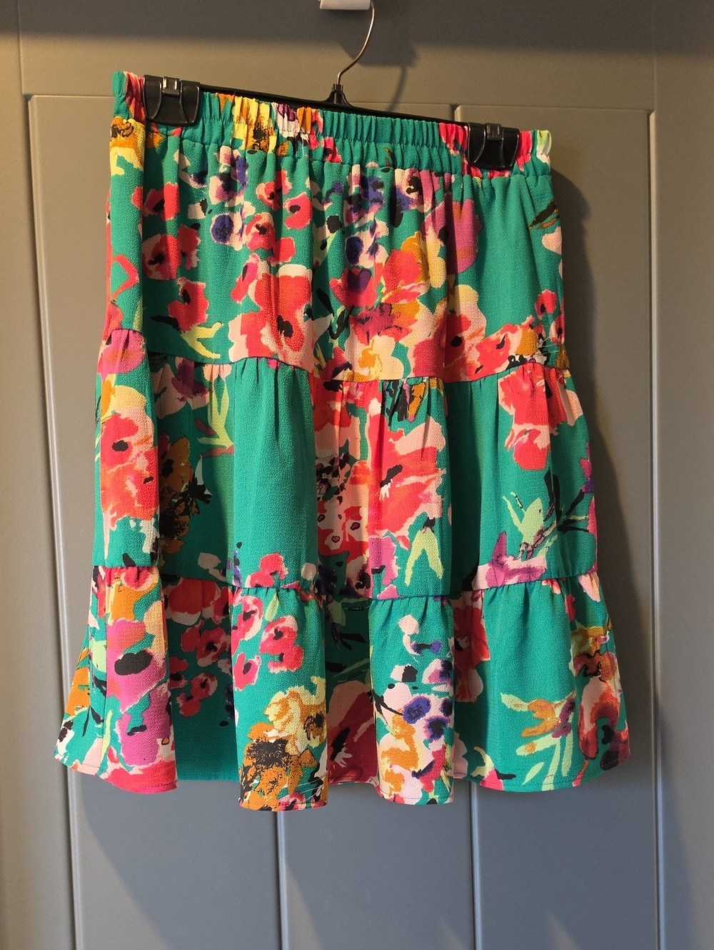 floral skirt